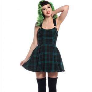 NWT Collectif Slither Check Rochelle Skater Dress